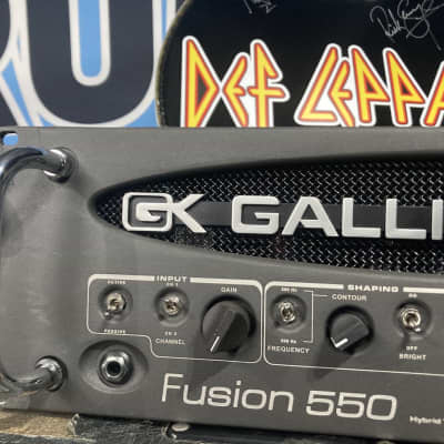 Rick Savage's, Def Leppard Gallien-Krueger Fusion 550 Hybrid Valve, Rack Mount Bass Amplifier (RS #5015) 2010s image 3