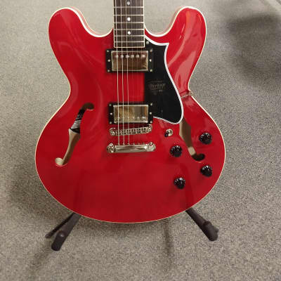 New Heritage Standard H-535 Semi-Hollow Electric Guitar - Trans Cherry with Hardshell Case for sale