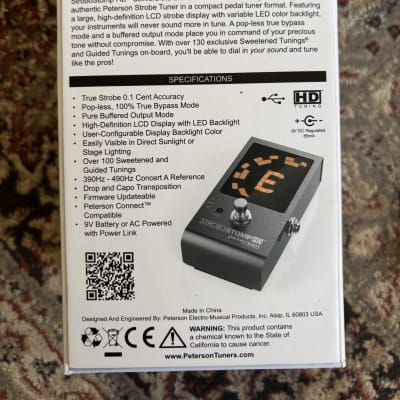 Peterson StroboStomp HD 2021 - Present - Silver image 3
