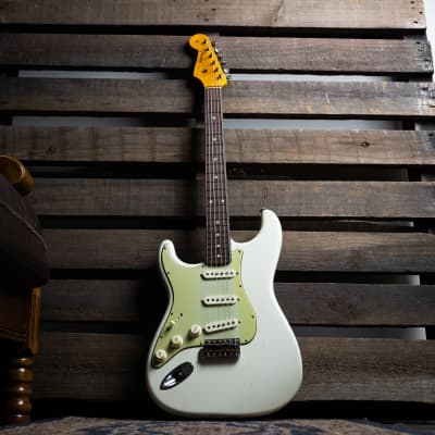 Fender Custom Shop '62/'63 Stratocaster - Journeyman Relic - Left Handed - Aged Olympic White (Limited Edition) image 1