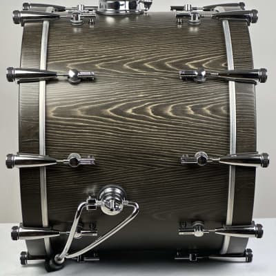 Sonor SQ2 22/8/10/12/13/14/16" Medium Maple Concert Tom Drum Set - Vintage Onyx Semi-Gloss w/ Silky Oak Interiors image 12