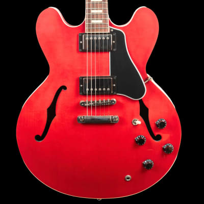Gibson 2015 Memphis 335 In Cherry w/Block Inlays | Reverb