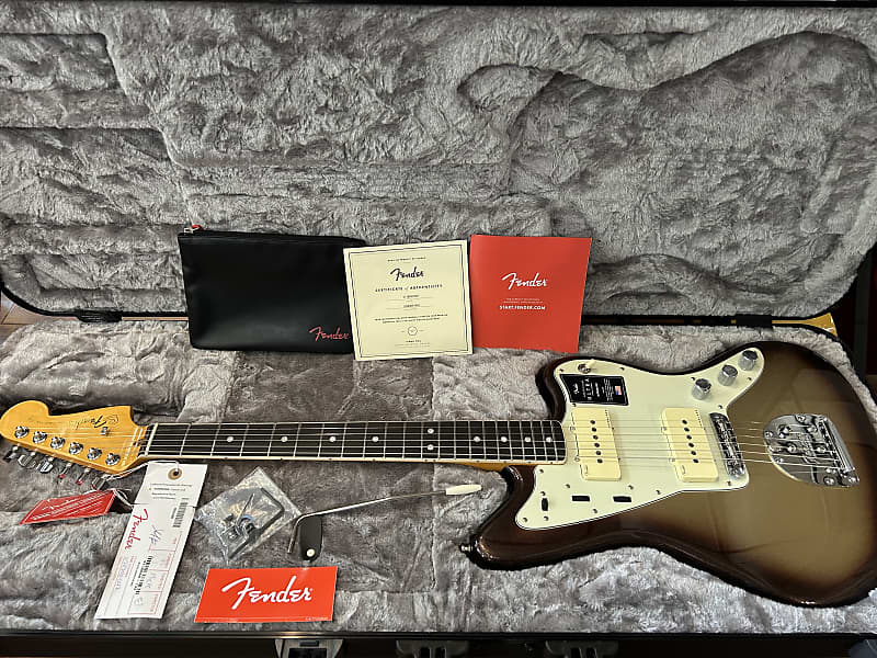 ギター Fender American Ultra Jazzmaster Ultra Fender American Ultra Jazzmaster Electric Guitar - Ted Brown