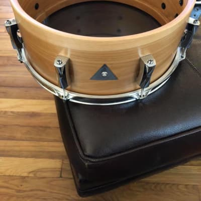 Summit Solid Beech Wood 6x14 Snare Drum. MINT. N&C, Noble Cooley, Slingerland Radio King, Select Craviotto, Sonor, DW, Ludwig, Tama, Star Series, 6x14 Solid Beech Wood Snare 2020 - Natural image 7