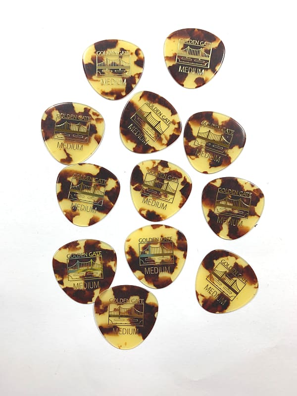Golden Gate Mandolin Picks 12 Pack Guitar Picks Flat Picks Reverb