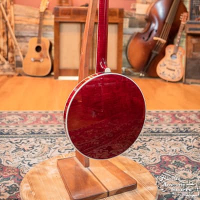 Deering Calico "Ox Blood" 5-String Banjo #AE35D image 9