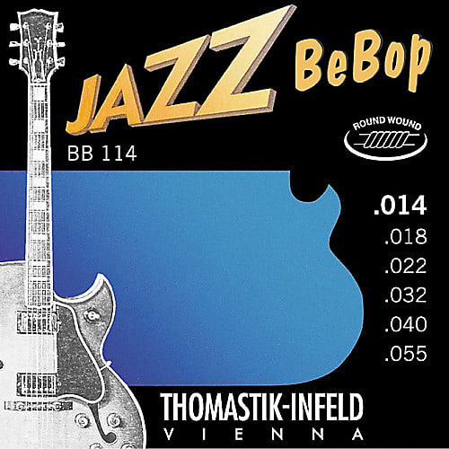 Thomastik Infeld BB114 Jazz BeBop Round Wound Electric Guitar Strings 14-55 image 1
