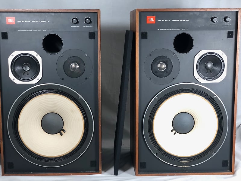 JBL 4312A MONITOR CONTROL スピーカーペア JBL 4312A Studio Monitor Control Speakers | Reverb