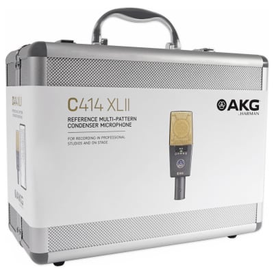 AKG C414 XLII Studio Condenser Microphone Recording Mic+Audio Technica Boom Arm image 2