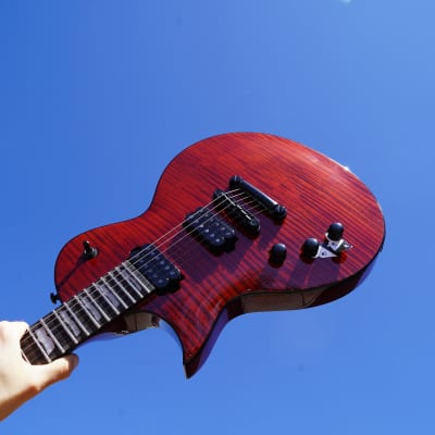 ESP LTD EC-1000 Tiger Eye Left Handed 6-String Electric Guitar image 4