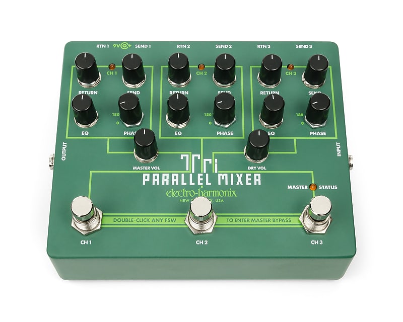 Electro-Harmonix Tri Parallel Mixer Effects Loop Mixer/Switcher 