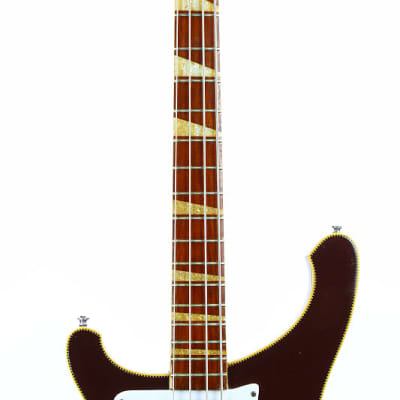 1969 Rickenbacker 4001 Bass Burgundyglo LEFT-HANDED -- EXTREMELY RARE Beatles Era Paul McCartney Ric! 4000 image 5