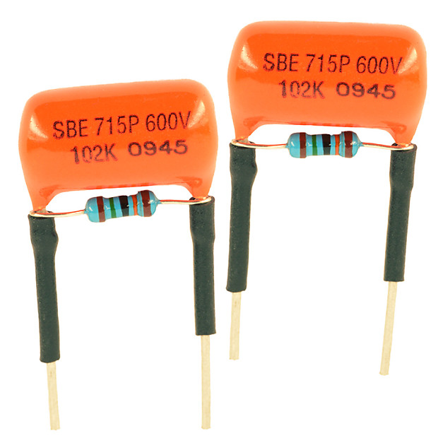 Treble Bleed Mod Orange Drop .001uF capacitors 150K Ohms