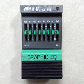 Yamaha GE-10M 7 Band Equalizer 1980's Vintage Guitar Pedal