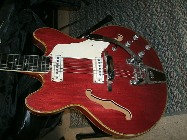 Vox Super Lynx Deluxe 1966 Red image 1
