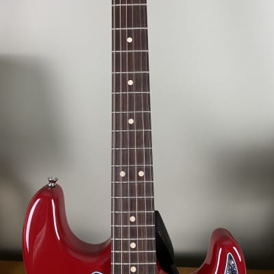 JK Partscaster S-Type Electric Guitar – Red image 4