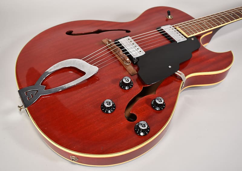 1965 Guild Starfire III Cherry Finish Vintage Electric Archtop Guitar w/HSC image 2