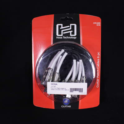 Hosa Pro Patch Cables 6" [6 Pack] image 1