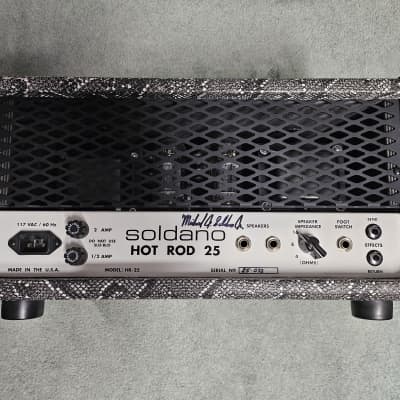 Soldano Hot Rod 25 2-Channel 25-Watt Guitar Amp Head with Gator road case image 4