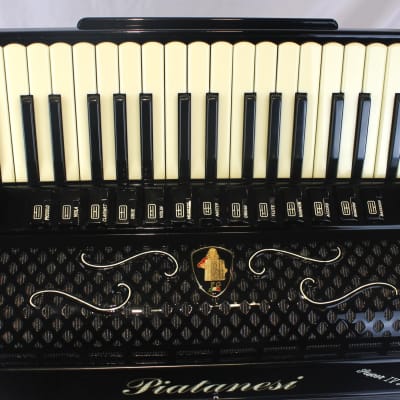 NEW Black Piatanesi Super IV S Piano Accordion LMMM or LMMH 41 120 image 2