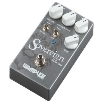 Wampler Sovereign Distortion Pedal UPDATED w/ 2 Patch Cables and Polish Cloth image 2