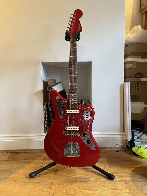Fender Jaguar 1999 - Candy Apple Red | Reverb