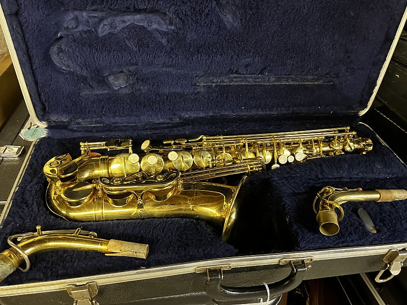 Prelude AS700 Alto Saxophone by Conn Selmer Two Necks w Case | Reverb