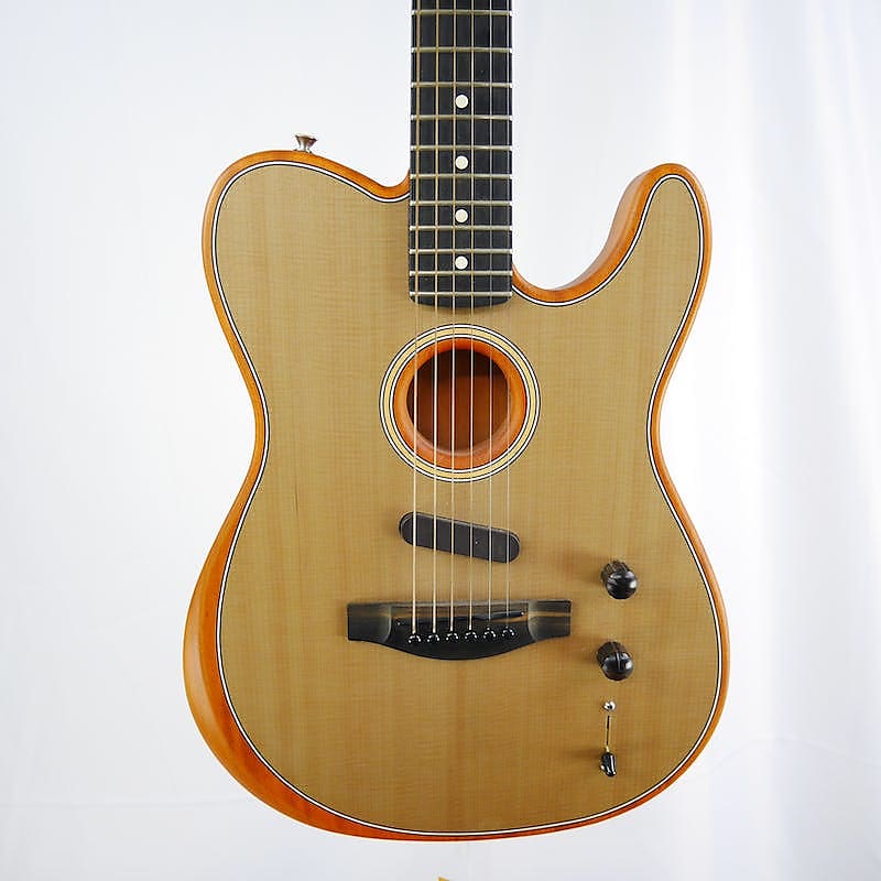 Used Fender AMERICAN ACOUSTASONIC TELE Acoustic Guitars Wood image 1