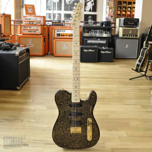 Fender James Burton Telecaster  Black & Gold Paisley image 4