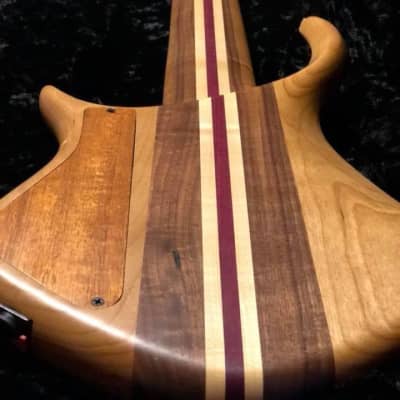 Warrior 6 String Bass Dran Michael series - Buckeye burl image 2