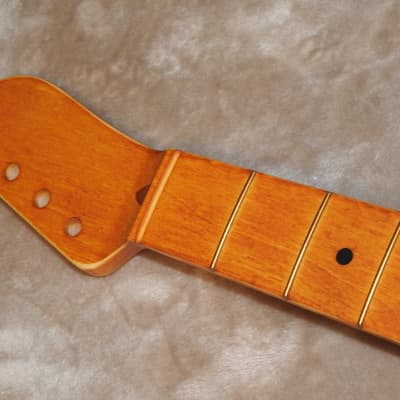 Allparts TMVF-C Lic. Fender Maple Telecaster Neck Tinted Aged Poly C Profile 10" Radius, 21 Frets #2 image 19