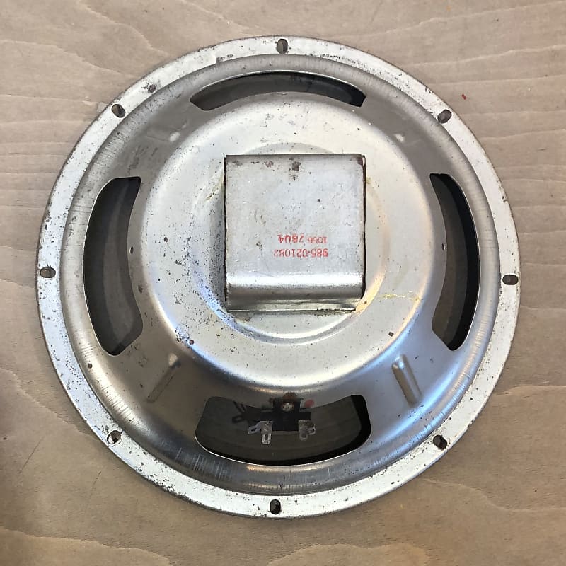 Vintage Fisher 12” alnico guitar speaker driver 1x12 8 ohms Reverb