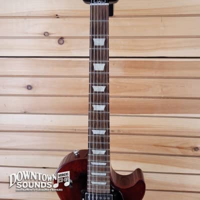 2021 Gibson Les Paul Studio with Gibson Soft Shell Case - Wine Red image 5