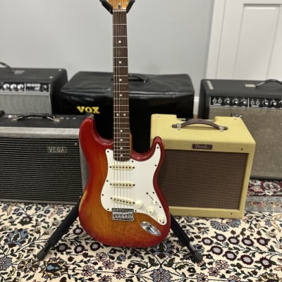 1981 Fender Stratocaster Sienna Sunburst hardtail with Rosewood neck Dan Smith era image 1