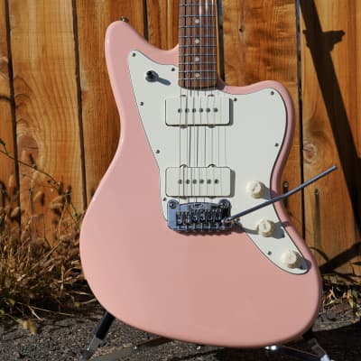 G&L USA Fullerton Deluxe Doheny Shell Pink 6-String Electric Guitar w/ Deluxe Gig Bag NOS image 6