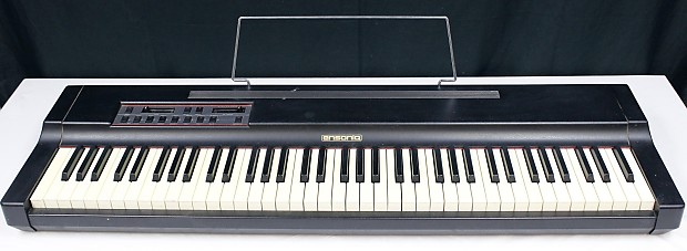 Vintage 1980's Ensoniq SDP-1 Keyboard w/Case & Pedal 76-Key Not Fully Functional #31707 image 1