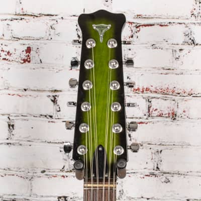 Burns Club Series Double Six 12-String Electric Guitar, Greenburst w/ Case x0062 (USED) image 5