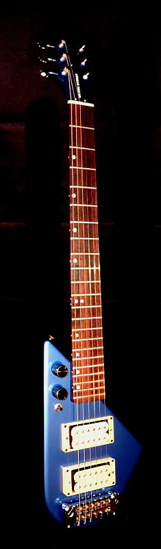 SILVER STREET TAXI  1982 Metallic Blue.  Model TG-II. Very Early Guitar. EXTREMELY RARE. image 1