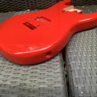 Kramer The 84 guitar body / red color | Reverb