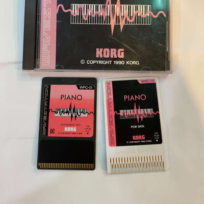 Korg Wavestation Piano Rom 2 card set