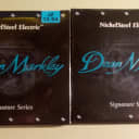2 NEW Dean Markley Nickel Steel Electric Signature Series #2506 Jazz  12-54 Strings