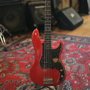 Squier Classic Vibe Precision Bass Fiesta Red | Reverb