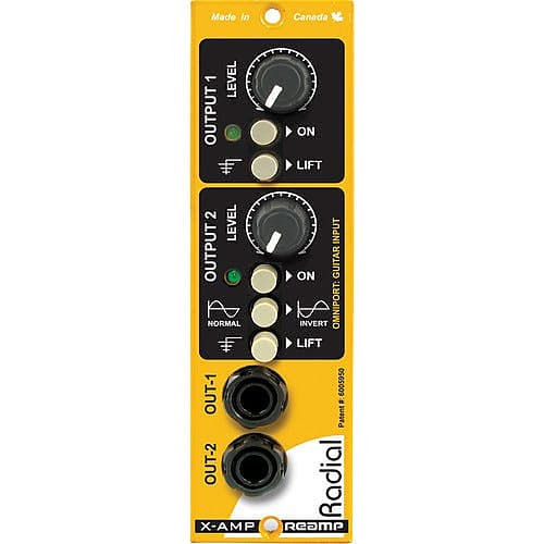 Radial X-AMP-LB 500 Series Reamp Module | Reverb Radial X-AMP-LB 500 Series Reamp Module | Reverb
