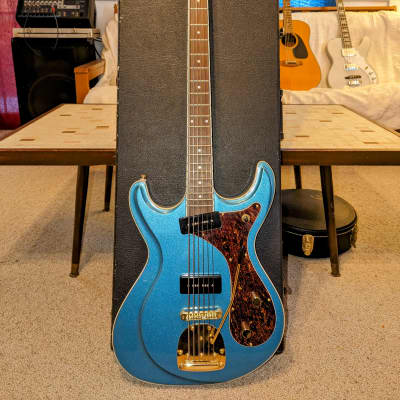 Eastwood Sidejack Bass VI - Blue for sale