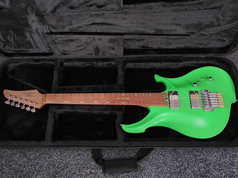 KOLOSS X6 Aluminum body electric guitar Satin Green image 1