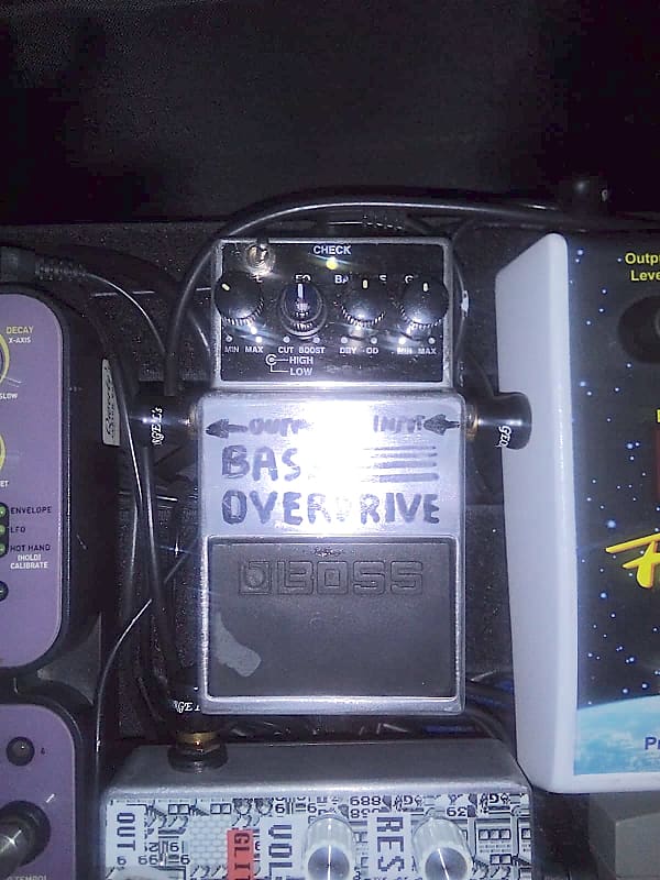 Boss Bass Overdrive ODB-3 w/Monte Allums Mod very similar to human gear  animato | Reverb