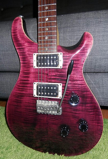 Paul Reed Smith PRS CE24 Flame Maple Top 1994 Purple WT