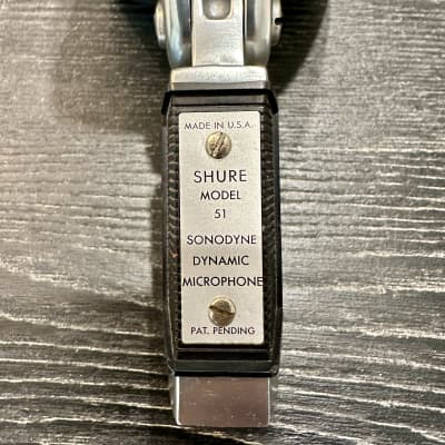 Vintage Shure Model 51 1960's - Sonodyne Dynamic Microphone image 6