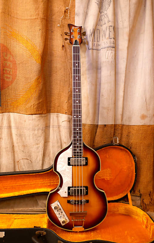 Greco VB-500 Beatle Bass Lefty 1980 - Sunburst | Reverb Australia