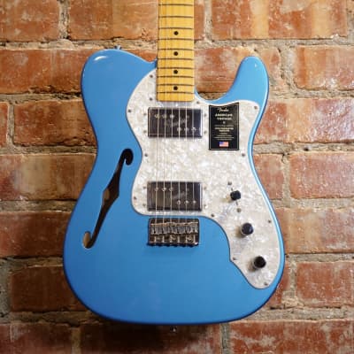 Fender Telecaster 1972 Thinline Electric Guitar Lake Placid Blue | American Vintage II | V11562 | Guitars In The Attic for sale